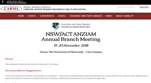 [NSW ANZIAM 2018]
