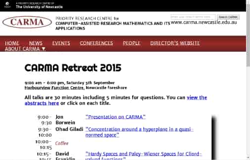 [CARMA Retreat 2015]